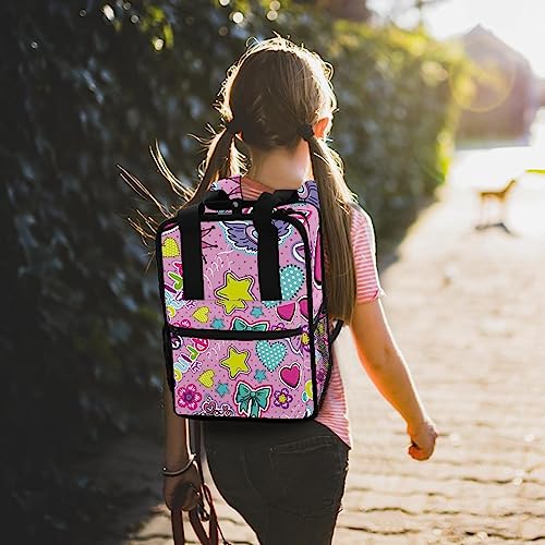 Sac à dos pour garçon rose soulageant les épaules avec sangles ajustables - 7