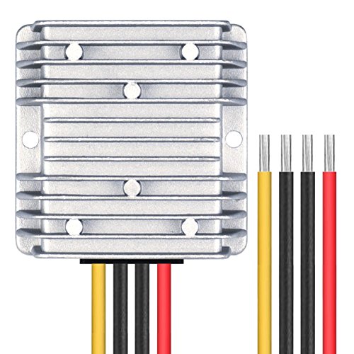 Image of DC 24V to 13.8V 10A 138W Converter - Waterproof Voltage Regulator Buck Transformer for Golf Cart