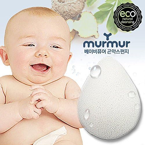 MURMUR Baby Natural Soft Baby Bath Konjac Sponge from murmurkorea Facial Cleansing Sponge