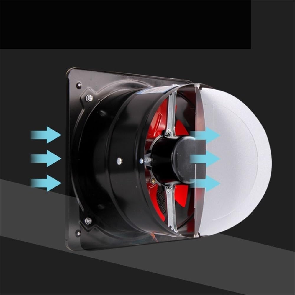 Ventilador Extractor de aire de alta potencia for cocina y hogar, 35 x 35 x 16 cm, 2800 rpm Cuarto de baño