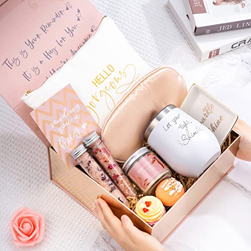 Gifts Box For Women Unique Self Care Gift Ideas Birthday Gifts For Mom Best Friend Gift Basket Female Her Sister Girlfriend Wife Personalized Thinking Of You Relaxation Package Get Well Soon Gifts #TOP1