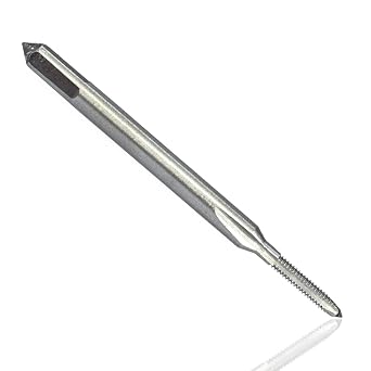 Mini Thread Tap Drill HSS 6542 Straight Flute Screw Hole Tap Drill Metric Machine Thread Tap,1pc M1.2x0.25