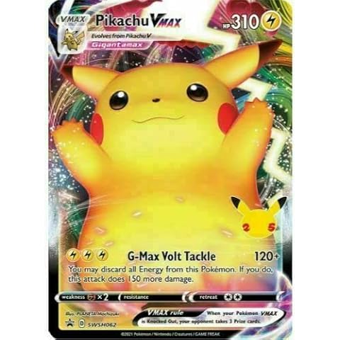 Pikachu VMAX - SWSH062 - Promo - NM/M - New - 25'TH Anniversary Cover
