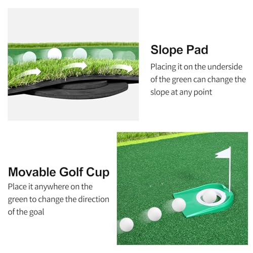 Putting Practice on Luricaa Green Mat