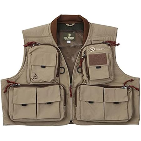 Amazon リアス Rearth トラウトベスト L タン Fwa 1000 L Tan リアス Rearth フィッシングベスト