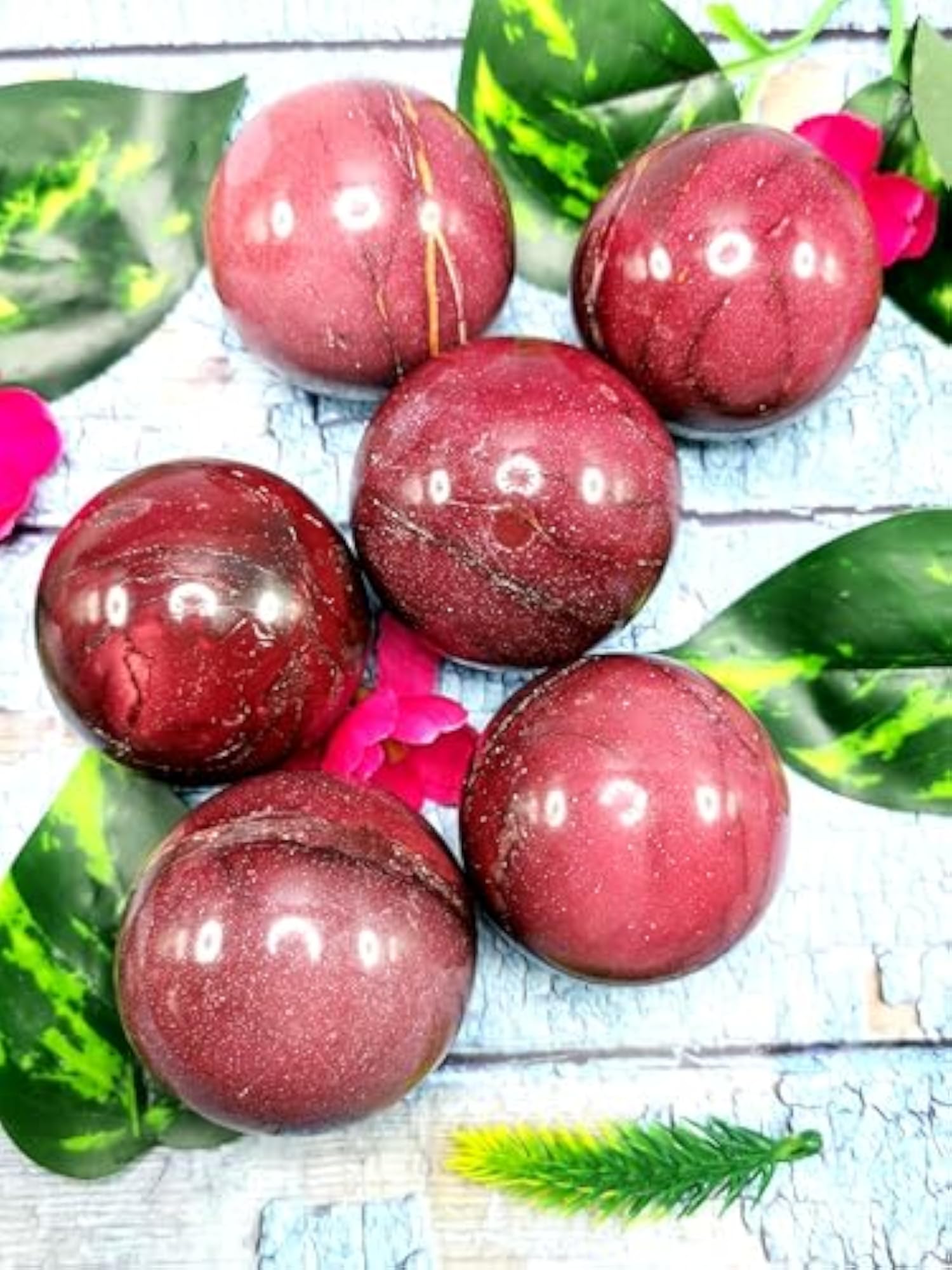 Mookaite Jasper Stone Sphere for Energy Healing