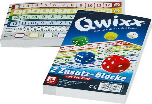 Preisvergleich Produktbild Qwixx Zusatz Blöcke, 1 Stück