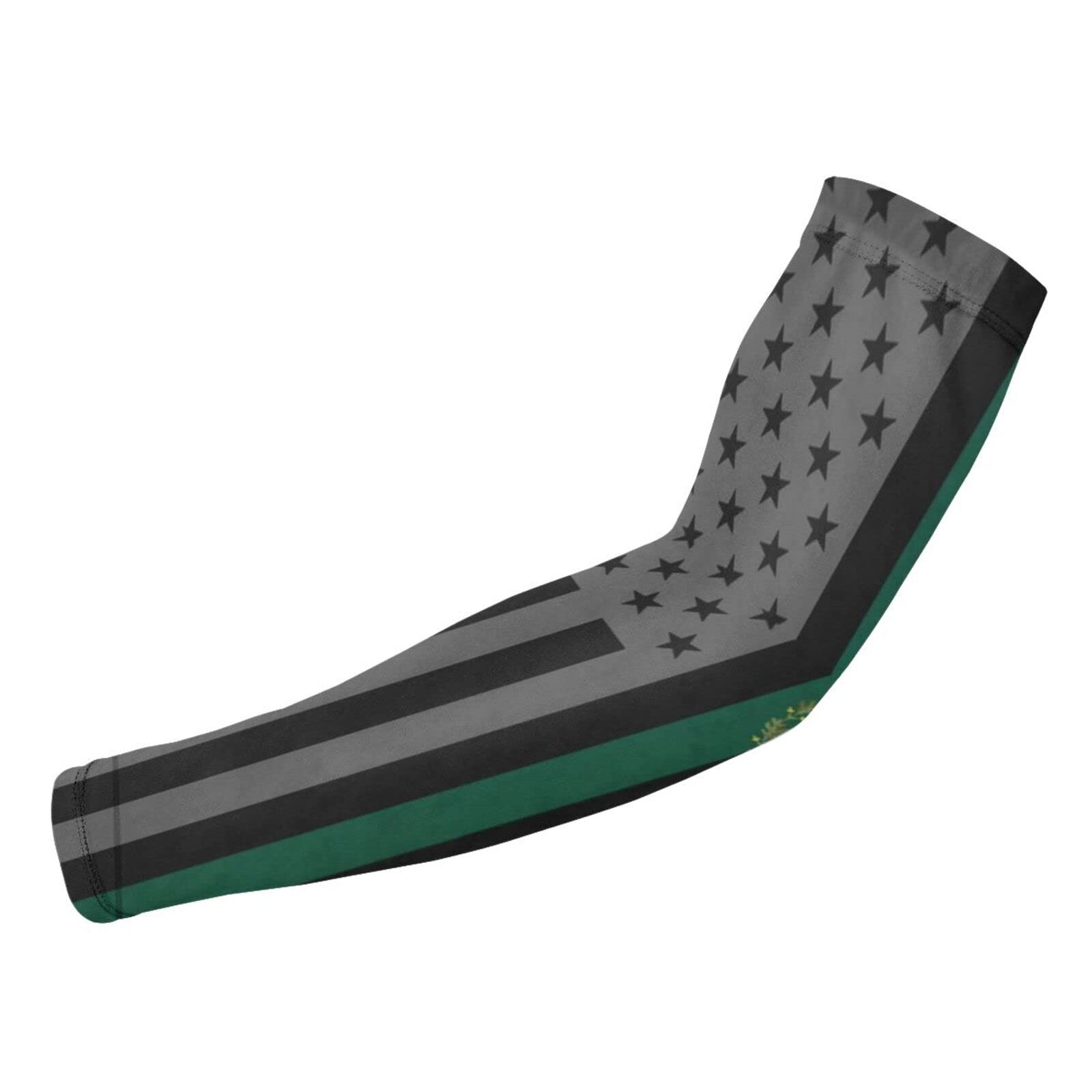 American Mexico Flag Arm Sleeves for Men or Women - Tattoo Cover Up - Cooling Sports Sleeve for Basketball Golf Football