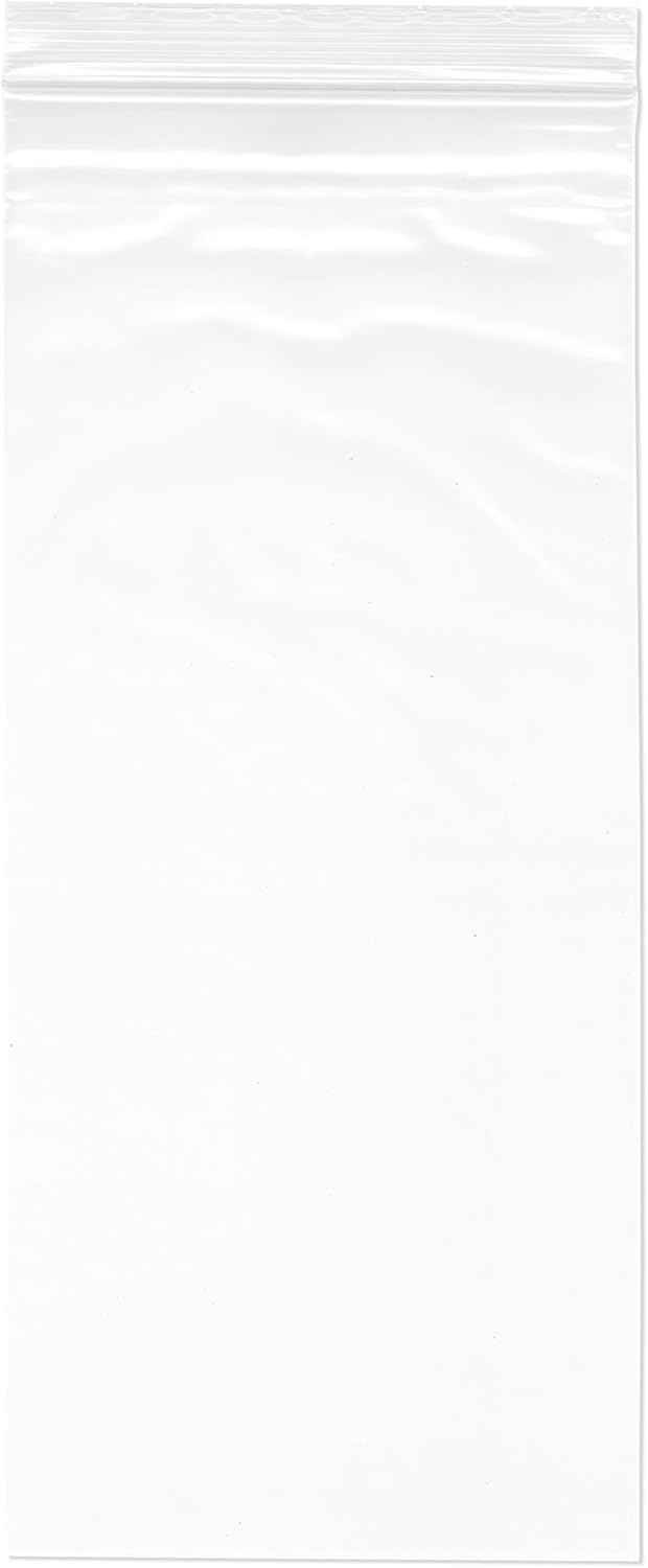 Plymor 6 x 14 (Case of 1,000), 2 Mil Zipper Reclosable Plastic Bags