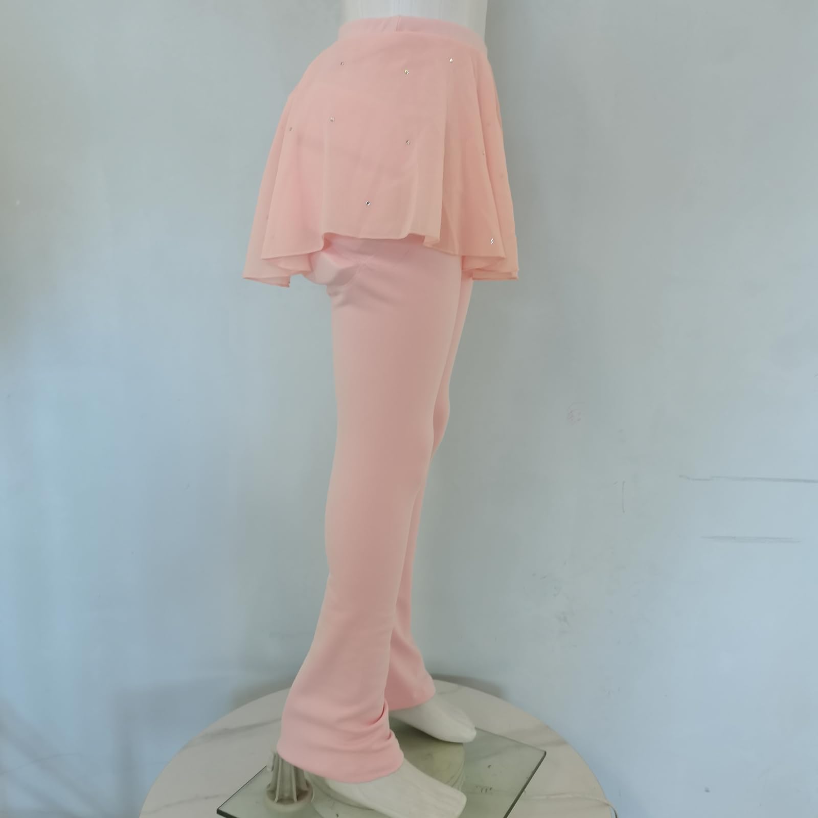 LIUHUO Pattinaggio di Figura Pantaloni di Protezione dell'anca Ragazze Diamante Tre Colori Competizione Prestazioni