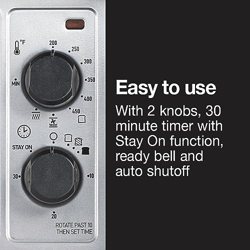 Proctor Silex Simply-Crisp Air Fryer Toaster Oven Combo with 4-in-1 Functionality