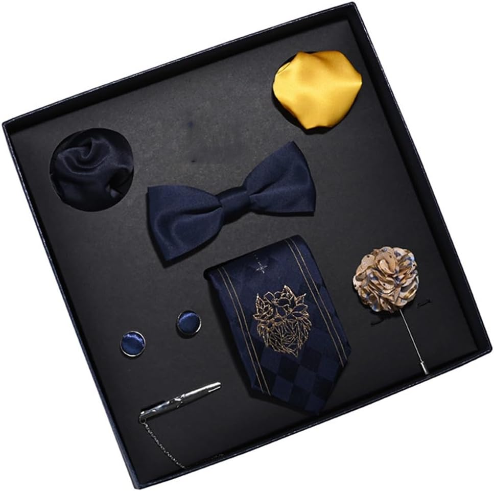 WOLEN] GDDZA ネクタイ、ポケットチーフ、カフス、カラークリップ