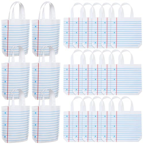 Hosuly 24 Pcs Notebook Tote Bags
