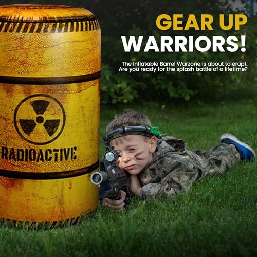 Ninostar NS101 Premium Package 4 Combat Battlefield Inflatables, Compatible With Nerf, Laser Tag, Water Gun thumb #1