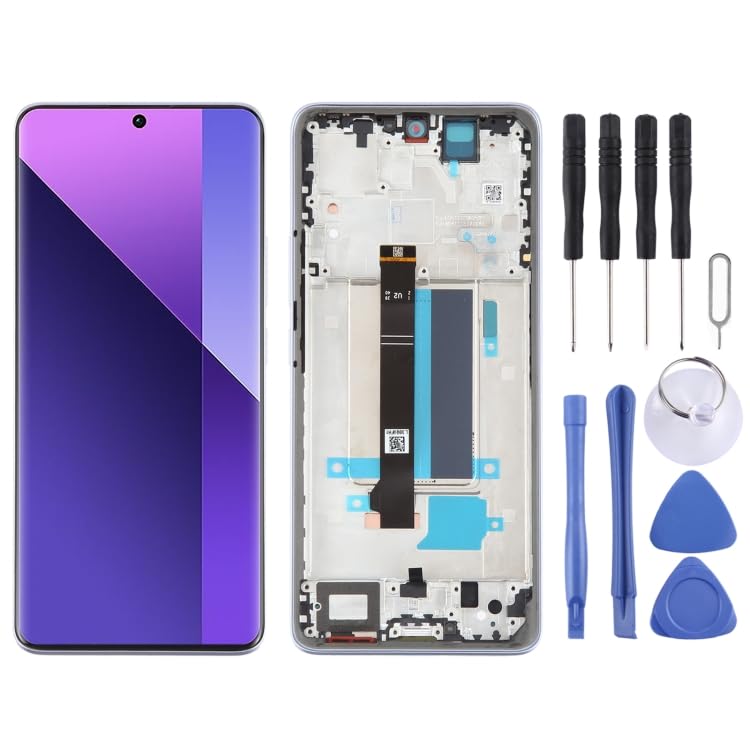 Cell Phone Replacement for Xiaomi Redmi Note 13 Pro+ AMOLED Material LCD Screen Digitizer Full Assembly with Frame Spare Parts
