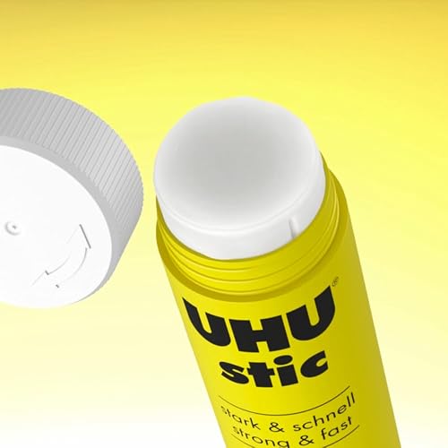 UHU colla stic 8x8,2g colla per bambini, sicura da usare per i lavoretti, adatta per la scuola, l'ufficio, l'università - 2