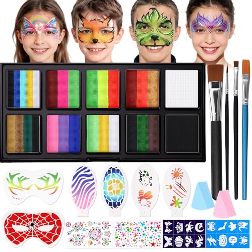Janolia Gesichtsfarbe Kinderschminke Set, Bodypainting Farben...
