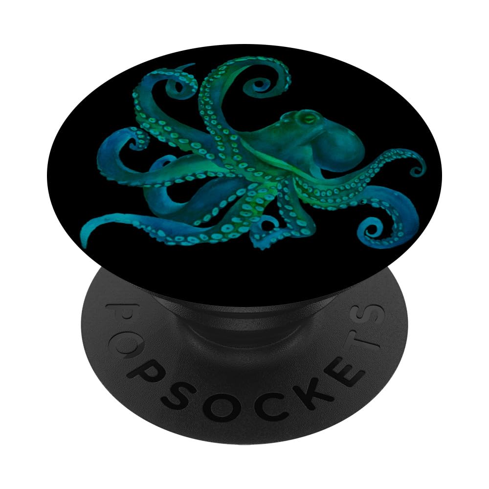 Octopus Colorful Sea Animals lovers Gift PopSockets Adhesive PopGrip