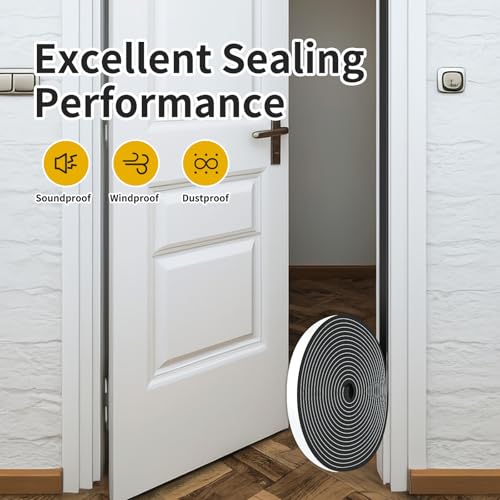 Image of High Density CR Door Seal,for Door and Window,1 /2 in x 1 /8 in x 52 Ft