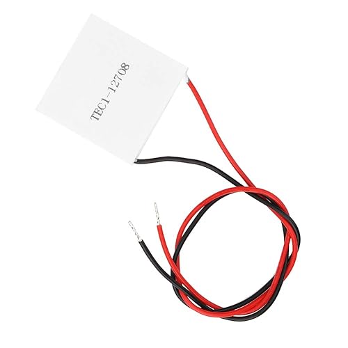 Miniatura 9 de ViaGasaFamido TEC1-12708 Semiconductor Refrigeración Tabletas Refrigeración Peltier Módulo Placa Disipador de calor 1,6 x 1,6 x 0,1" DC12V