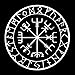 Adesivi design Vegvisir per auto 15 centimetri | Per adulti amanti della cultura Vikinga | Ponlo nel tuo auto moto Furgoneta Camper | Regalo originale per seguoi da Vikingos Odin Ragnar Lothbrok