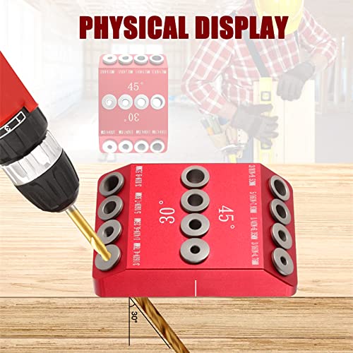 Drill Guide Jig 30 45 90 Degree Angle for Cable Railing, Decking