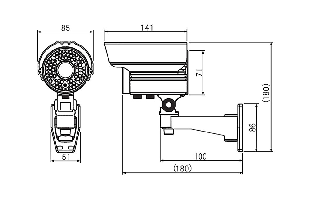 (未使用･未開封品)マザーツール フルHD防水バレット型AHDカメラ 2.8~12mmレンズ MTW-3585AHD Amazon.co.jp: マザーツール フルHD防水バレット型AHDカメラ 2.8