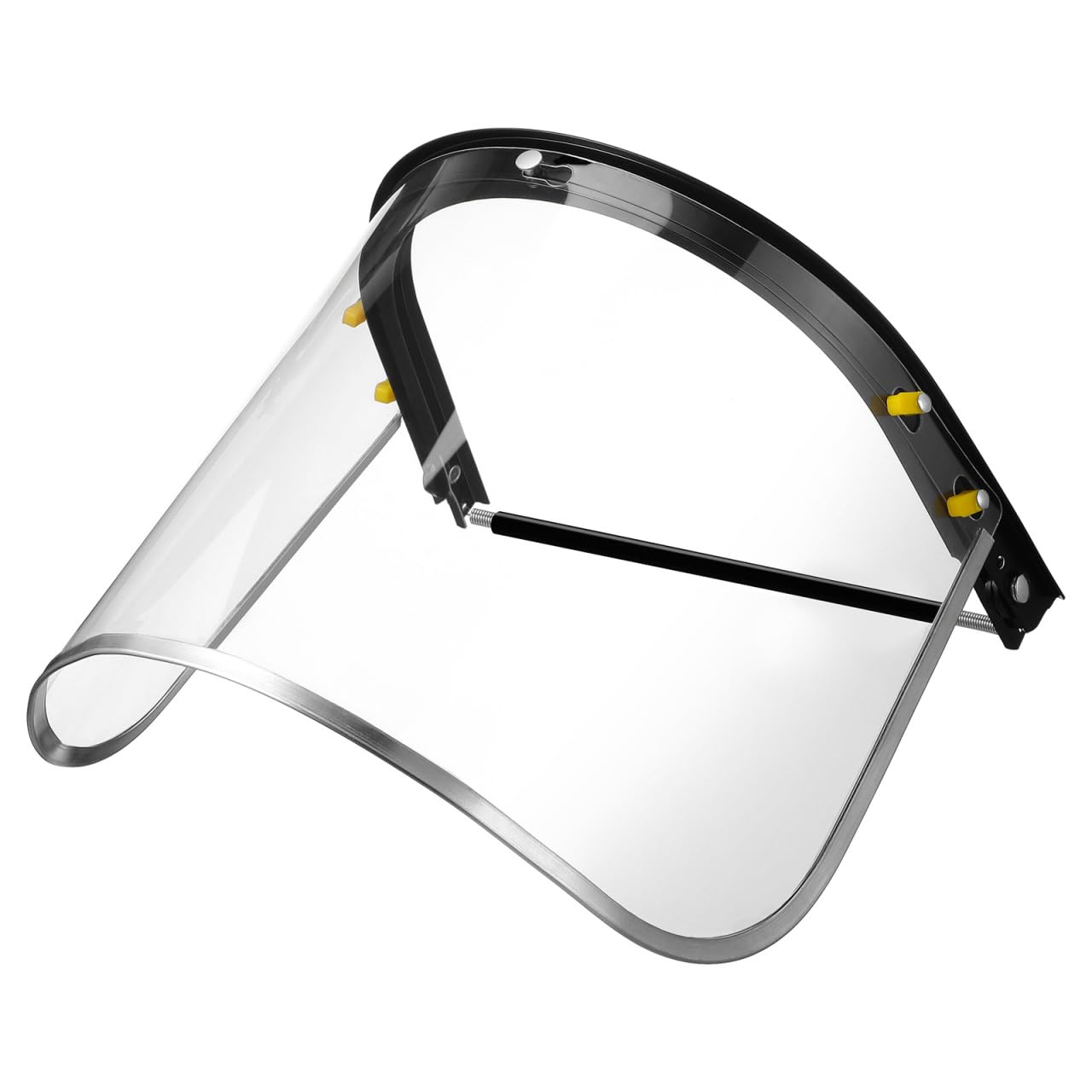 Alipis Face-Shield, Clear Visor with Adjustable Browguard, Professional Safety Visor for Grinding Construction Forestry, Anti-Splash Impact Resistant Facial Mask for Head, Face and Eye Protection