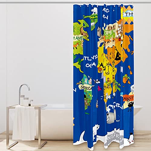 Rideau de douche imperméable 168 x 183 cm aux finitions textiles soignées