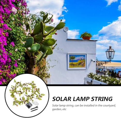 Luces solares decorativas en forma de rosa 2m 20 LED miniatura 7