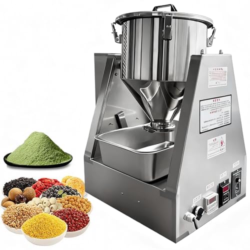 IYUESQ Mezcladora de Polvo seco de 5/10/20 l, con rotación de 360°, de Acero Inoxidable, para Polvos granulados, medicamentos, Frutos Secos y Cereales, 10 l.