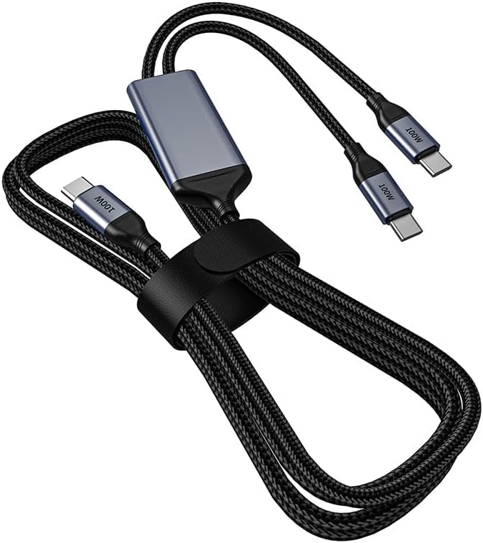 OMNIHIL 3.2FT USB-C Splitter Cable Compatible with GL.iNet GL-SFT1200 (Opal)