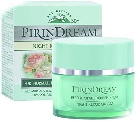 Pirin Dream Repairing Night Cream Anti Wrinkle Face Care - Not Tested on Animals 1.7oZ +SCVG