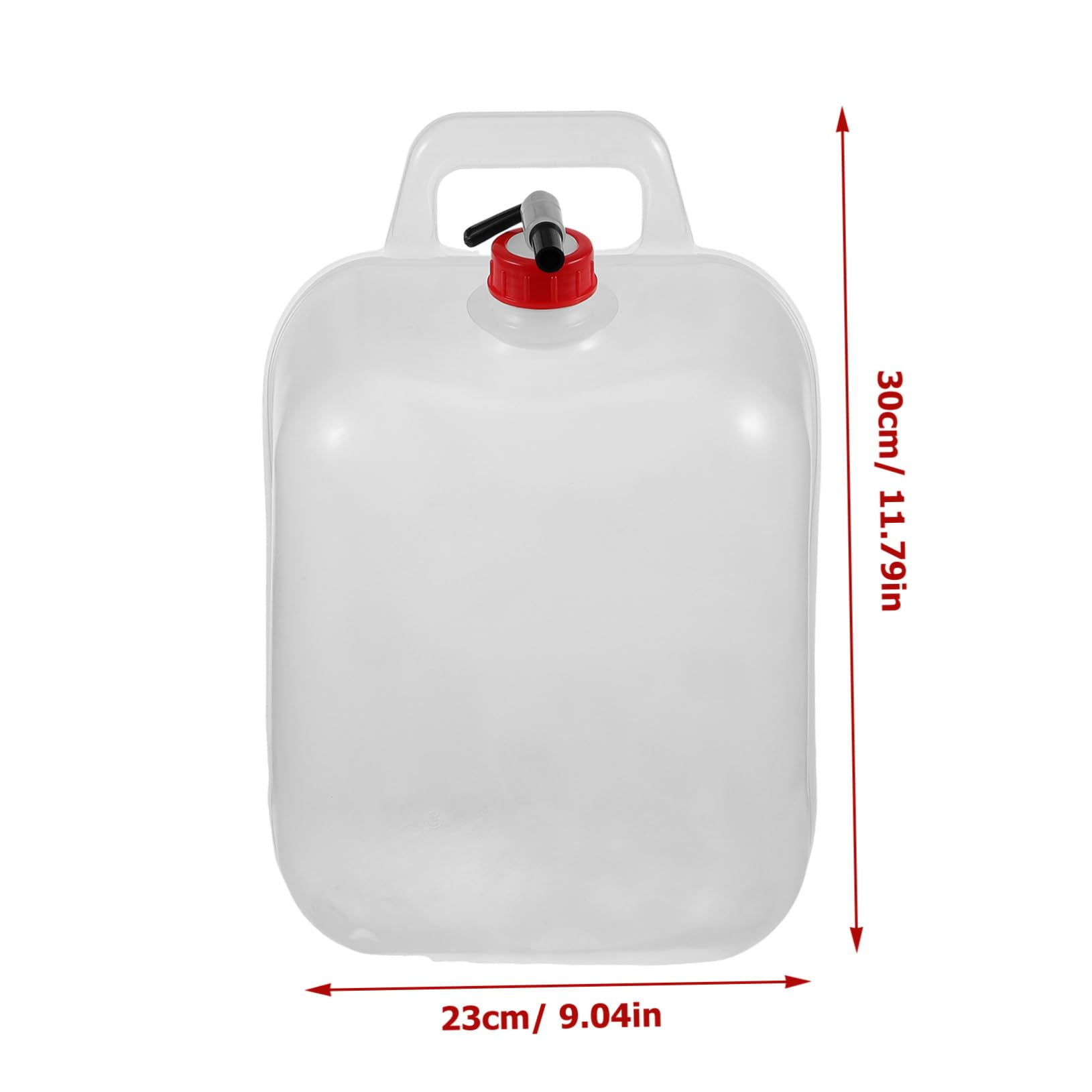 Sosoport 1pc Large Portable Water Jug Pe Water Container for Camping Travel Outdoor Activities Lightweight Durable Collapsible Design Versatile Use as Fruit Bowl Bucket Random Color