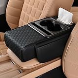 Coficoi Car Armrest Cushion for SUV with Cup Holder 2.75