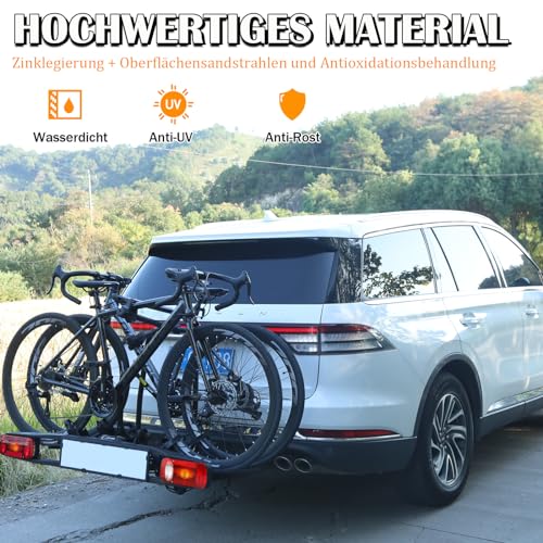 Sorlpv Rahmenhalter für Fahrradträger 32CM Länge, Universal Kurze Fahrradrahmenhalter Abschließbare, Rahmenhalter für Rahmendurchmesser des Fahrrads: Ø 3-6cm