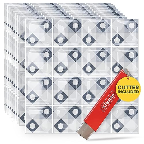 Cutter Gray Square Kitchen Backsplash Tiles