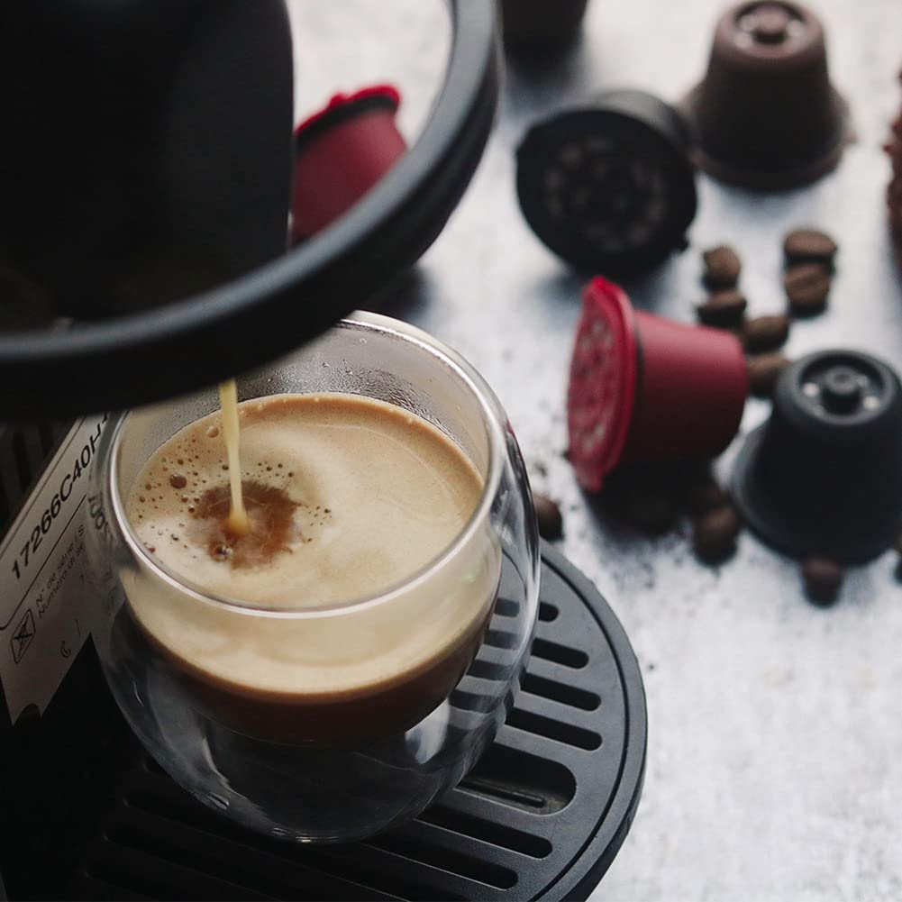 6 Stück Wiederverwendbare Kaffeekapseln – Kompatibel Mit Kaffeevollautomaten, Aus Edelstahl & BPA-frei
