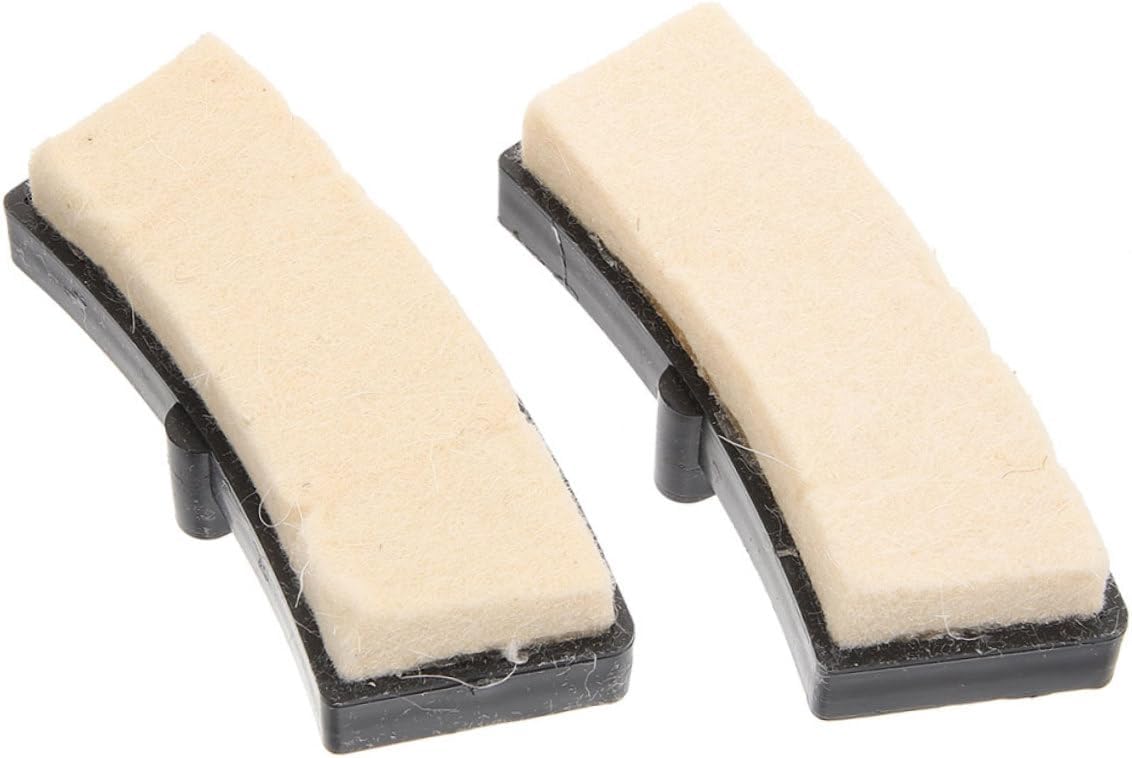 Zerodeko Exercise Bike Brake Pads Replacement Indoor Stationary Bike Wool Resistance Pads Compatible with Various Models Easy to Install Enhanced Control and Safety for Workout Ivory