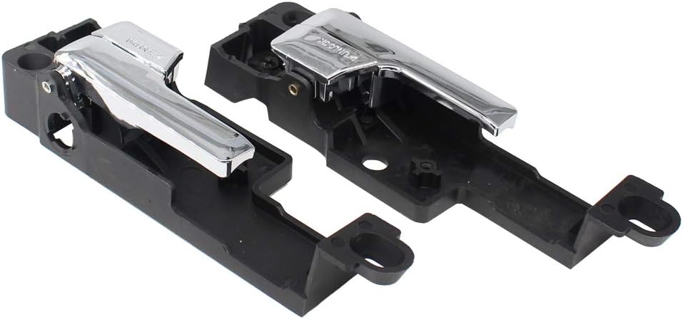 NewYall Interior Door Handles Chrome for Fusion Milan 2006-2011 MKZ 2007-2011 Zephyr 2006 Inner Front Rear Left Driver Right Passenger Side 6E5Z-5422600-A 6E5Z-5422601-B 6E5Z5422601A