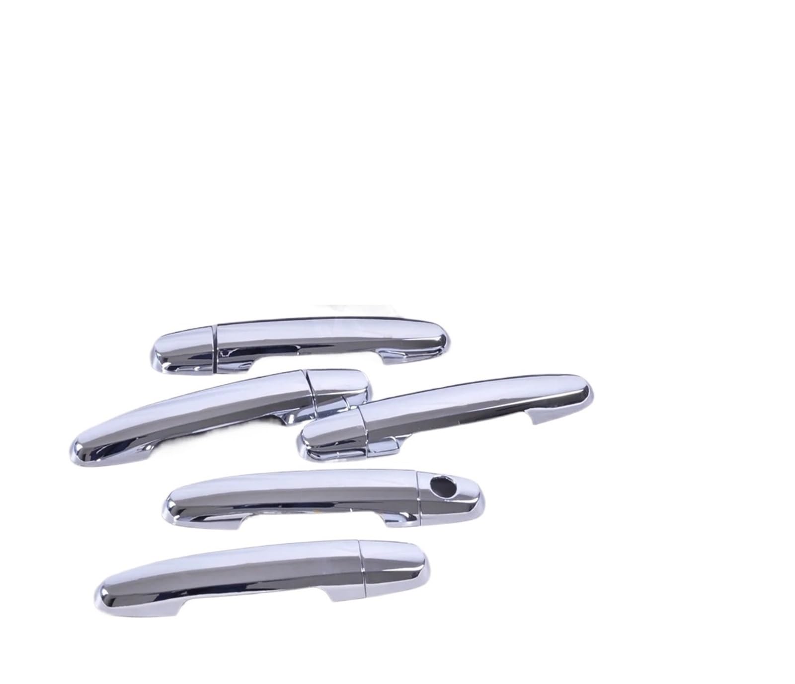 Pacsci One Color Car Outer Door Handle For Toyota For Rav4 5Door 2006-2013+ Car Styling Chrome Door Handle Cover Trim Moldings