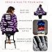 EzrAllora Premium Double Layer Poncho Blanket Gifts for Mom - Mothers Day Gifts - No Sleeves Shoulder Sherpa Blanket - Birthday Gifts from Daughter (Mom)