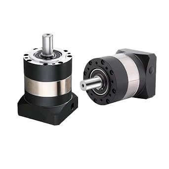 Planetary Reducer Nema 23 Planetary Gearbox Stepper Motor Reducer Speed Ratio 31 51 101-1001 60mm Servo Motor Reducer 7 Arcmin Reducetion Gear14mm Input,Ratio25