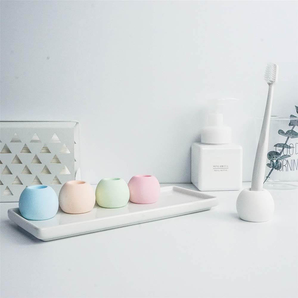 Amazon.co.jp: DBMART 3個セット 珪藻土 歯ブラシスタンド 歯ブラシ