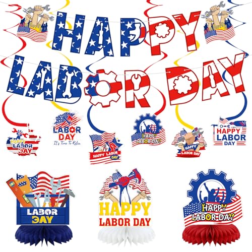 Labor Day Decorations Outdoor Indoor Celebration Party Supplies I...