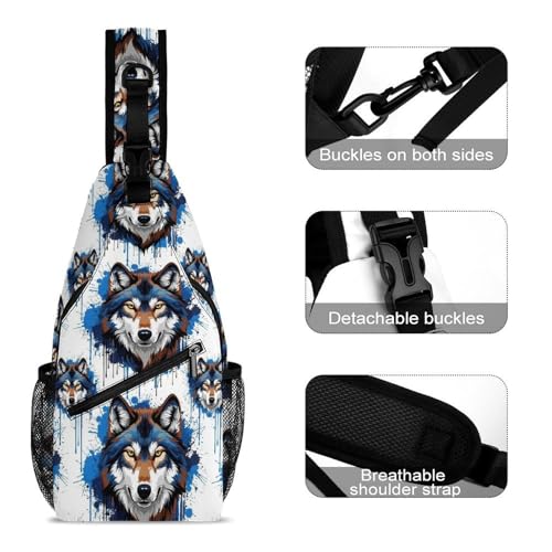 Bolso ligero tipo bandolera ajustable para hombre y mujer miniatura 3