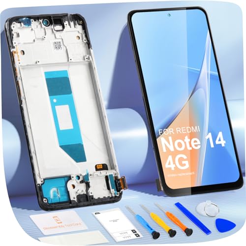Écran pour Xiaomi Note 14 4G ARSSLY vitre tactile LCD 24117RN76G bloc complet avec outils noir