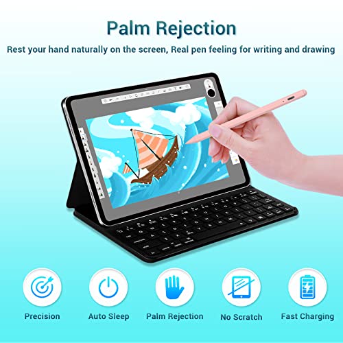 Stylus-Pen-for-Apple-iPad-Pencil-Ipad-Stylus-Pen-for-iPad-10th-9th-8th-7th-6th-Generation-Palm-Rejection-for-2018-2023-Apple-iPad-Air-5th-4th-3rd-iPad-Mini-6th-5th-Gen-iPad-Pro-11-129-Inch-Pink