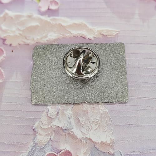 Image of Enamel Lapel Pin, IT'S NEVER TOO LATE FOR A PLOT TWIST, Funny Literary Gift for Readers And Writers. Suitable for Backpack, Hat, Clothes