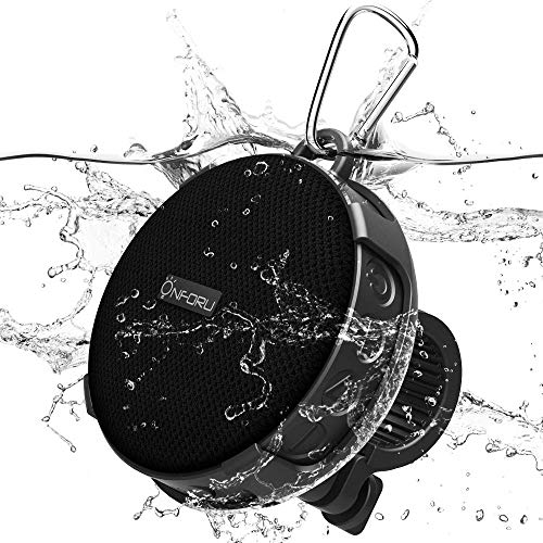 VEVICE Bluetooth Bike Speakers, IPX7 Waterproof Outdoor Speaker with Detachable Bicycle Mount, Shockproof Stereo Sound Travel Speaker for Riding, Hiking, Camping, Cycling, Beach, Shower and Party